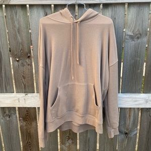 Bella Canvas Drop Shoulder Oversized Hoodie Mens LARGE